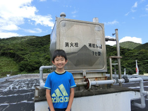宇検村立名柄小中学校 4年生 浄水場見学に行ってきました